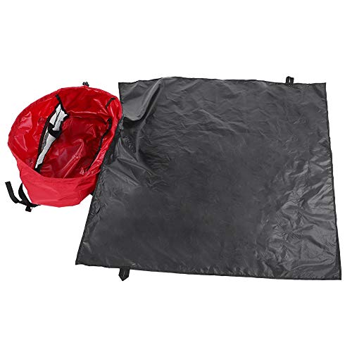Tiiyee Rock Climbing Rope Bag, Arborist Rope Storage Bag Portable Folding Shoulder Backpack Large Capacity Tarp Waterproof...