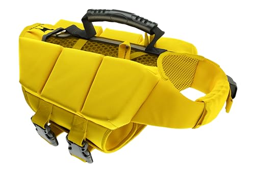 NOAH & PAW Dog Life Jacket, Human Standards Lifejacket Design, Dog Life Vest for Swimming and Boating, 3X Foam Support for...