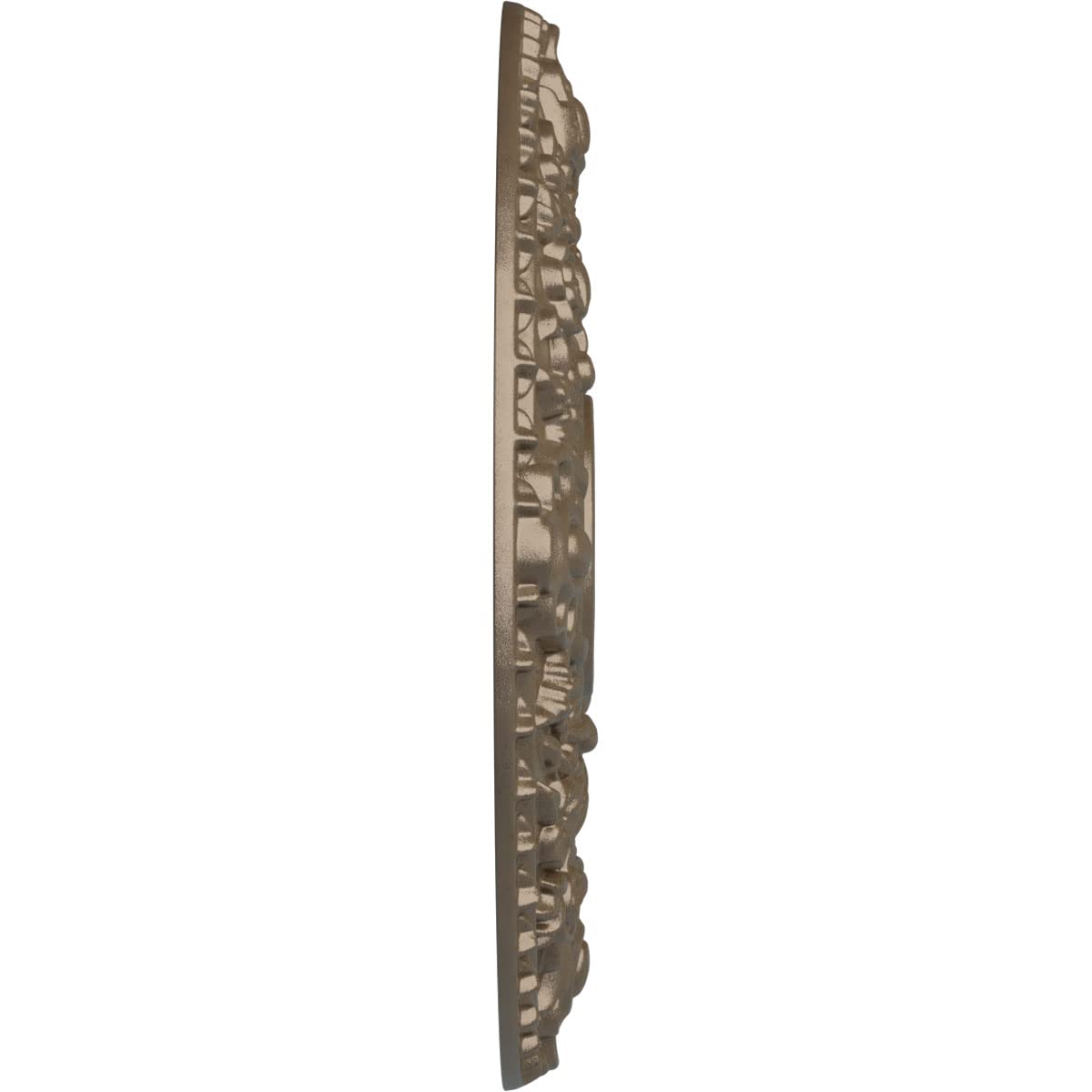 Ekena Millwork Cm18Rowss Rose Ceiling Medallion, Warm Silver