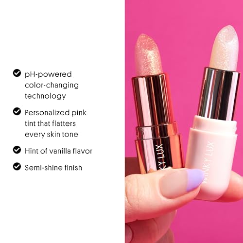 Winky Lux Unicorn Glimmer Balm -Hydrating ph Lip Balm, Natural Pink Tint with pH Color Changing, Moisturize & Soften Lips ...