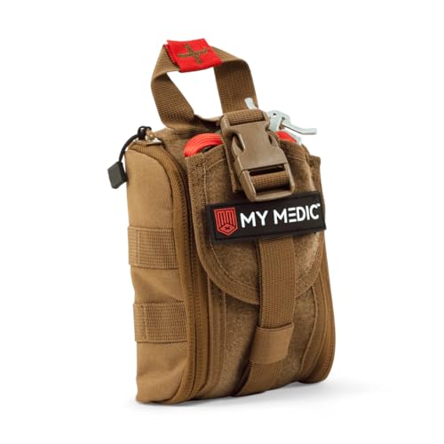 MY MEDIC TFAK Trauma First Aid Kit - Emergency Medical Rescue Gear Bag & Tactical Survival Supplies for Hunting, Hiking, C...