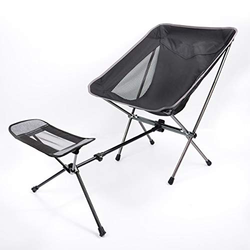 Portable Camping Chair Foot Rest Lightweight Heavy Duty Folding Outdoor Picnic Beach Travel Fishing Backpacking,Durable 60...
