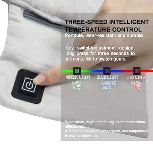 MYDAYS OUTDOOR Portable Heated Seat Cushion,Foldable Heated Stadium Seat for Bleachers,Heated Seat Pad USB Powered Heated ...