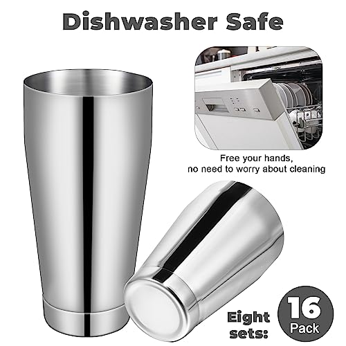 Dandat Cocktail Shaker, Professional Boston Cocktail Shaker Set, Stainless Steel Martini Drink Shakers Bartending, 18 Oz &...