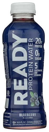 Come Ready Protein Water, Blueberry, Blue, 16.9 Fluid Ounce