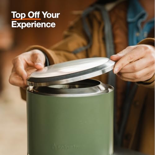 Solo Stove Mesa Accessory Pack | Incl. 4 Stainless Steel Mini Sticks + Stick Rests, Pellet Scoop, Mesa Lid, Carry Case, Ac...