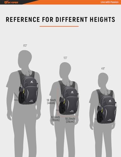 SKYSPER Hiking Backpack - 20L Small Hiking Daypack Lightweight Hiking Backpack, Breathable Day Pack, Backpacking for Women...