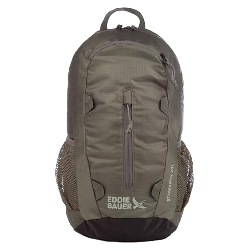 Eddie Bauer Stowaway Packable Backpack | Travel | Outdoor | Lightweight | Foldable | Durable | Ripstop Polyester | 20L - S...