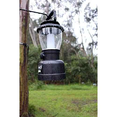 Coleman Rugged Rechargeable 400 Lumens LED Lantern, Impact & Water-Resistant Lantern with USB Charging Port, Lifetime LEDs Never Need Replacing