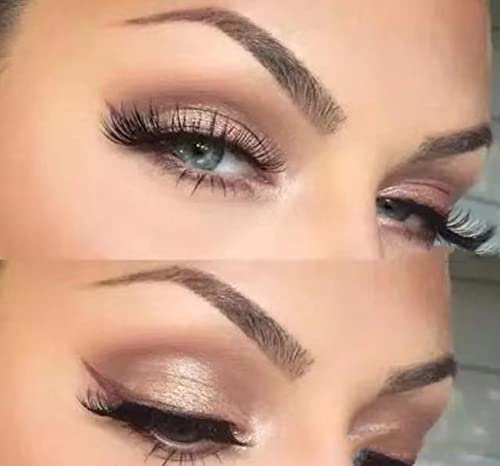 Gold Glitter Eyeshadow Set, 6 Shimmer Colors - Highly Pigmented, Long Lasting, Waterproof & Sweatproof - Professional Nude...