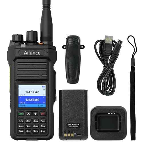 Retevis Ailunce HA1UV Ham Radio, Upgrade Chirp, Aviation Reception, Dual Band Handheld Radio, IP67 Waterproof, NOAA Alert, SOS, 2800mAh USB-C, Long Range Walkie Talkies for Hurricanes Emergency