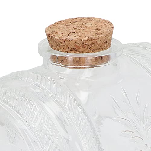 Beverage Dispenser Bucket, Thickened Glass Sealed Beverage Dispenser, Ginseng Wine Brewing Jar Wine Bottle Dispenser with ...