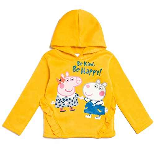Peppa Pig Girls Pullover Fleece Hoodie and Leggings Outfit Set Toddler to Big Kid