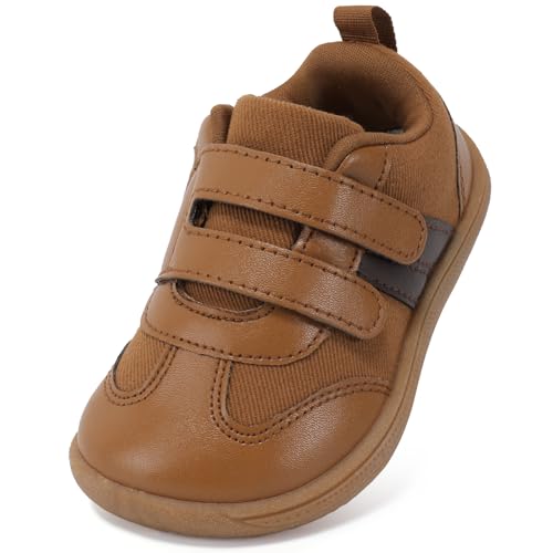 STQ KIDS Toddler Wide Toe Box Shoes:Boys Barefoot Shoes Kids Walking Shoes Boy Sneakers Non-Slip Zero Drop Shoes,Toddler F...