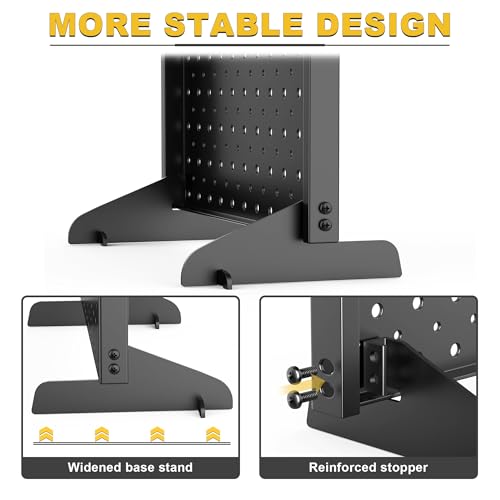 Ultrawall Pegboard Display Stand, Metal Tabletop Pegboard Display, Accessories Rack Organizer for Jewelry, Retail Stores, ...