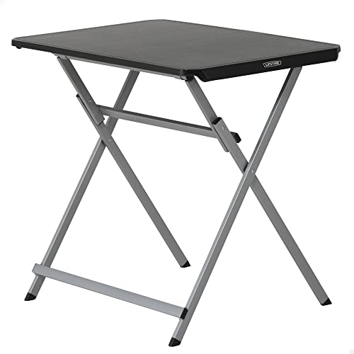 LIFETIME Small Folding Table, Personal TV Tray - Portable - Great for Kids, Camping, Cards, or Laptops - Plastic Black 30 ...
