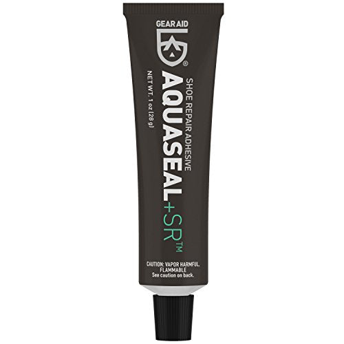 GEAR AID Aquaseal SR Shoe Repair Adhesive for Fixing Holes in Hiking, Work, Boots, Rainboots, Shoes, Soles and Rebuild Hee...