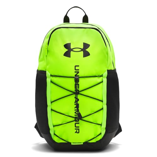Under Armour Unisex Hustle Sport 6.0 Backpack, (389) Hyper Green/Black/Black, One Size Fits Most