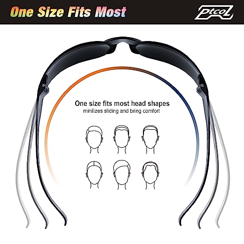 28 Pack Safety Glasses (Bulk Pack of 24+4) Unisex Black Tinted Anti-Scratch Protective Goggles Impact Resistant Lens Eyewe...