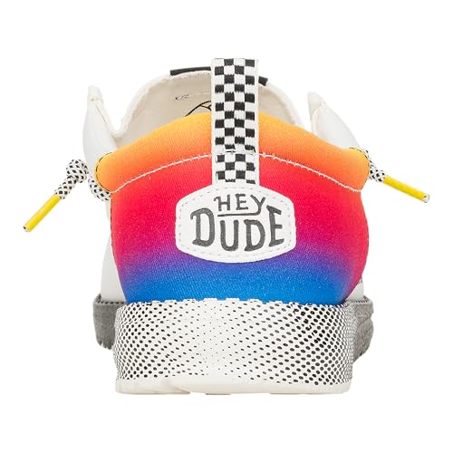 HEYDUDE X NASCAR, Men's Slip-on Loafers, Comfortable & Light-Weight