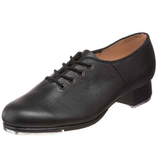 Bloch Dance Women's Jazz Full-Sole Leather Tap Shoe, Black, 10