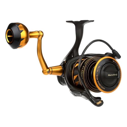 Penn Slammer IV Saltwater Spinning Reel - Full Metal, Heavy Duty Spin, Jigging or Lure Fishing Reel - Boat, Shore, Kayak