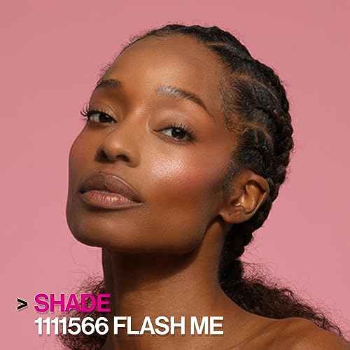 Wet n Wild MegaGlo Blushlighter, Blendable Blush & Highlighter Set, Shimmery Metallic Finish, Flash Me