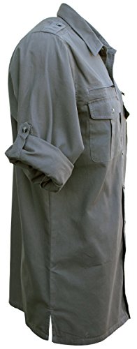 Foxfire Men's Long Sleeve Travel, Outdoor Hiking, or Safari Shirt for Travel, Action & Adventure, Regular & Tall, Cotton