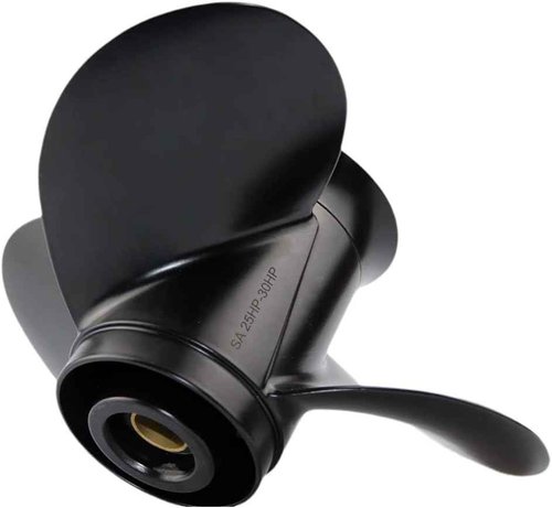 Boatman Boat Aluminum Propeller 10 1/4 x 13 fit Suzuki Outboard Engine DT20/25/30HP DF25HP,10 Spline Tooth