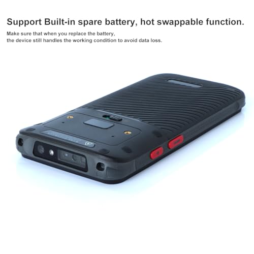 RUGLINE 6" Rugged PDA Android 13 Handheld Terminal 4GB RAM 64GB ROM, CM60 2D Scanner Barcode Reader, 4G WiFi GPS, 8000 mAh...