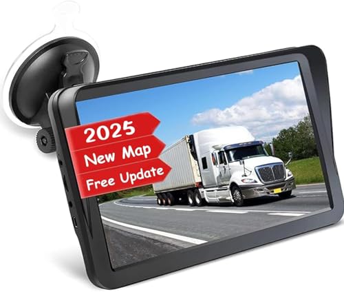 GPS Navigation for Car Truck 2025 - Navigation System 9 Inch Touchscreen Navigator with US/CA/MX Maps, Lifetime Free Map U...