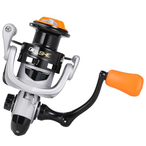 Sougayilang Fishing Reel, Ultralight Spinning Reels with Graphite Frame 5.2:1 High Speed for Saltwater or Freshwater Fishing