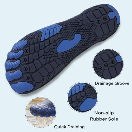 Hike Barefoot Water Shoes for Women Men, Barefoot Shoes with Wide Toe Box, Non-Slip & Quick Dry Breathable Aqua Socks for ...