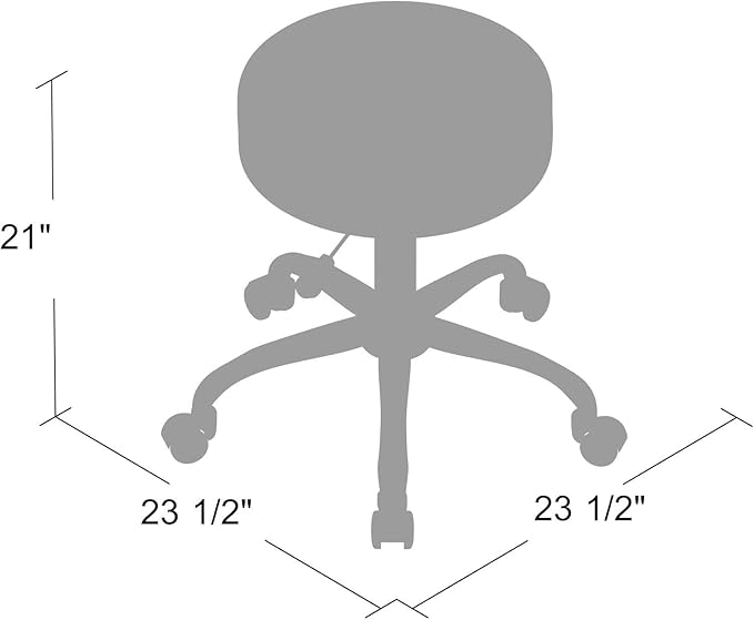 Boss Office Products Be Well Medical Spa Stool in Beige, 250 (B240-BG)