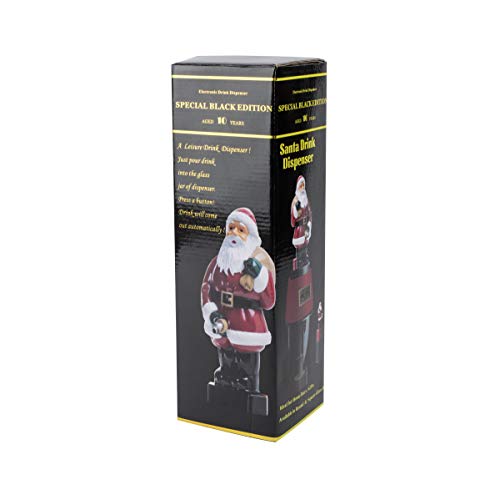 True Santa Liquor Dispenser, Gag Gift, 16 oz Beverage, Wine, Beer, Whiskey, Vodka, Gin, Alcohol Dispenser