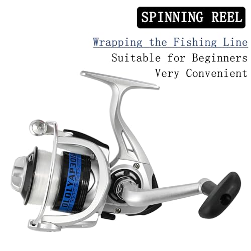 OLOLYAP Fishing Pole Combo Set 6.9ft 2PCS Telescopic Fishing Rod and Reel Combo with Fishing Pliers and Lip Gripper Collap...