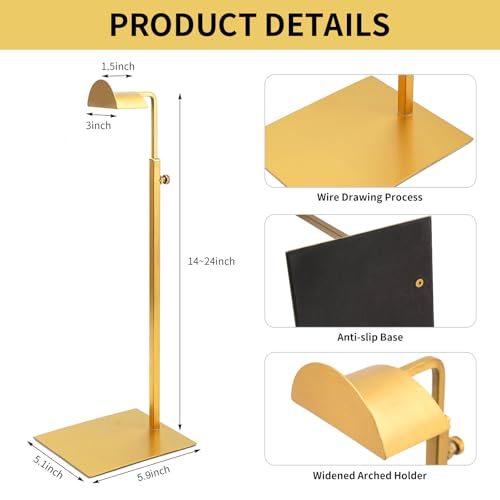KMtilsh Purse Display Stand,3 Pack stand for purse,Stainless Steel Purse Stands for Display,Height Adjustable Handbag Disp...