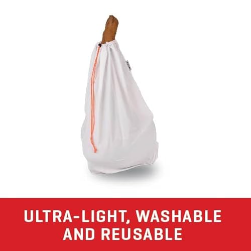 Allen Company Backcountry Quarter Bag - Reusable, Heavy-Duty, Drawstring Hunting Meat Bags - Durable Big Game Bags for Elk, Caribou, Deer - 4-Pack - 40"L x 25"W - White