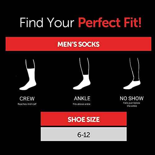 Hanes Men's Hanes Men's Socks, Ultimate Originals Crew, Ankle and No Show Socks