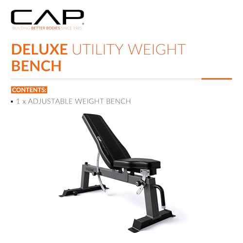 CAP Barbell Deluxe Utility Weight Bench Color Series