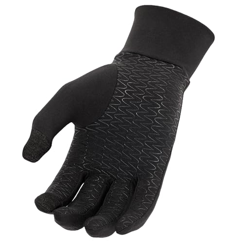 New Balance Lightweight Touchscreen Warm Running Gloves, Anti Slip Men's and Women's Cool Weather Gloves