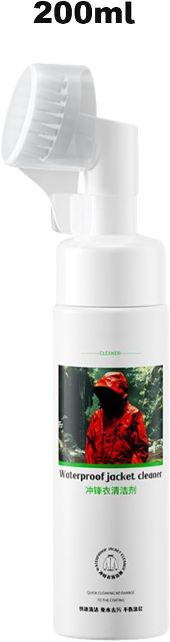 Down Detergent - 200ml Waterless Waterproof Jacket Detergent | Oil Stain Remover Spray for Down Sports Gear, Tent, Hiking Pants, Ski Suit, Travel, Camping, Outdoor Gear Cleaning