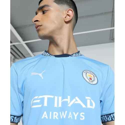 Men¡¯s Manchester City FC 2024/25 Replica Home Soccer Jersey - Team Light Blue