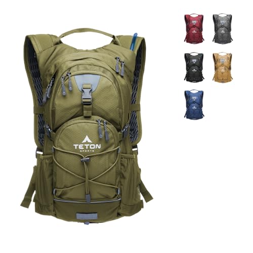Teton Oasis/Trailrunner Hydration Backpack – Lightweight Water Pack with 2L/3L Bladder for Hiking, Running, Cycling, Bikin...