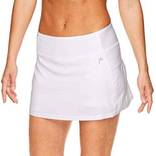 HEAD Women's Athletic Tennis Skirt with Ball Pocket - Workout Golf Exercise & Running Skort