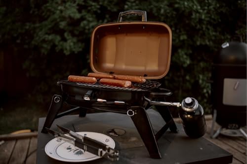 GasOne Tabletop Propane Grill – Portable Grill Propane with Heat Resistant Handles, Large Cooking Surface – User Friendly ...