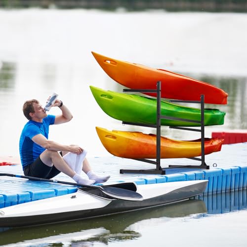Morohope Kayak Storage Rack, Heavy Duty Kayak Racks for Garage and Outdoor Storage, Storage Rack for Kayak, Canoe, Surfboa...