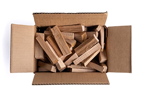 Superior Trading Oak Mini Fire Wood w/Fire Starter Pods, Winter Fireplace Starter, Wood Stove, USDA Cert 4-5” Kiln Dried F...