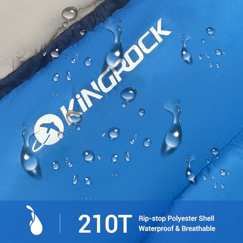 KINGROCK Sleeping Bags for Adults Backpacking Lightweight Waterproof- Cold Weather Sleeping Bag for Adults for Warm Campin...