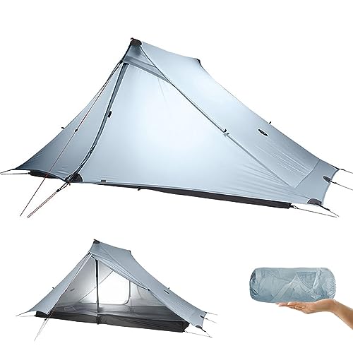ROOMEDAL 3F UL Gear Lanshan PRO Lanshan Ultralight Tent 4 Season Backpacking Tent for 1 Person, Waterproof Professional Te...